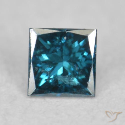 0.07ct Natural Blue Diamond, Square, VS