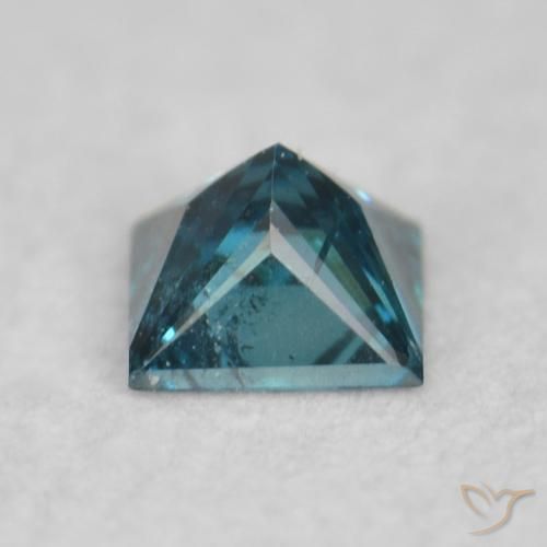 Diamond Gemstone in 2.3 x 2.2 mm Size for Sale, Diamond Stone in Blue Color