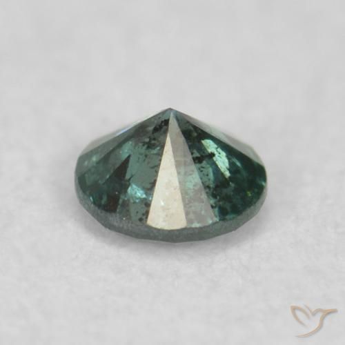 Diamond Gemstone in 2.4 mm (calibrated) Size for Sale, Diamond Stone in Green Color