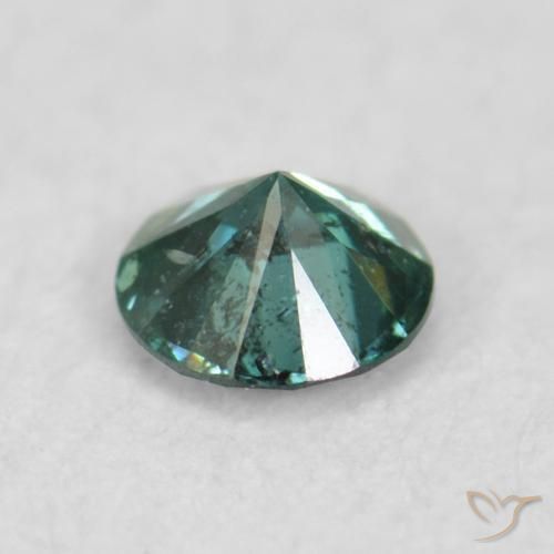 Diamond Gemstone in 2.5 mm (calibrated) Size for Sale, Diamond Stone in Green Color