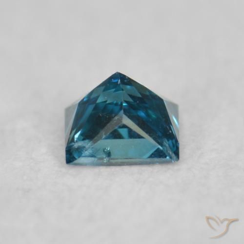 Diamond Gemstone in 2.2 x 2 mm Size for Sale, Diamond Stone in Blue Color