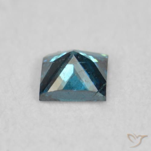 Diamond Gemstone in 2.3 x 2.2 mm Size for Sale, Diamond Stone in Blue Color