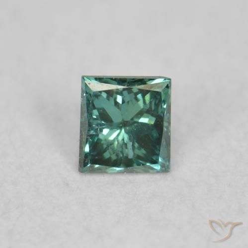 0.04ct Natural Green Diamond, Square, VS-SI