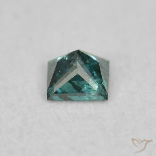 Diamond Gemstone in 2 x 1.8 mm Size for Sale, Diamond Stone in Green Color