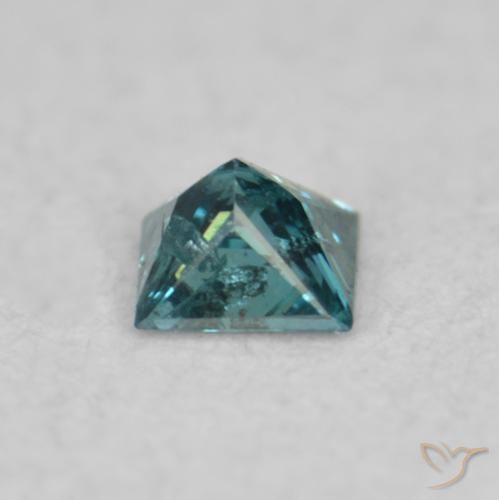 Diamond Gemstone in 2 x 2 mm (calibrated) Size for Sale, Diamond Stone in Green Color