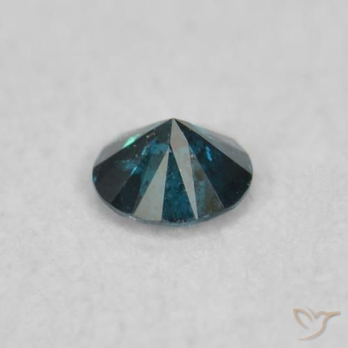 Diamond Gemstone in 2.3 mm (calibrated) Size for Sale, Diamond Stone in Blue Color
