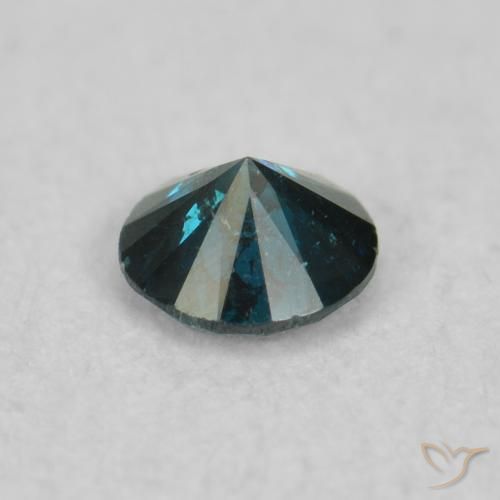 Diamond Gemstone in 2.6 mm (calibrated) Size for Sale, Diamond Stone in Blue Color