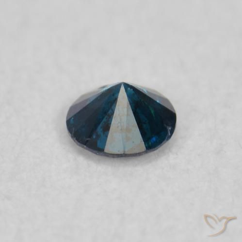 Diamond Gemstone in 2.4 mm (calibrated) Size for Sale, Diamond Stone in Blue Color