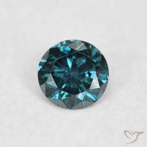 0.05ct Natural Blue Diamond, Round, VS