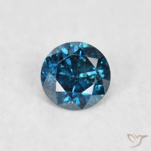 0.04ct Natural Blue Diamond, Round, VS