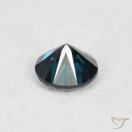 Diamond Gemstone in 2.3 mm (calibrated) Size for Sale, Diamond Stone in Blue Color