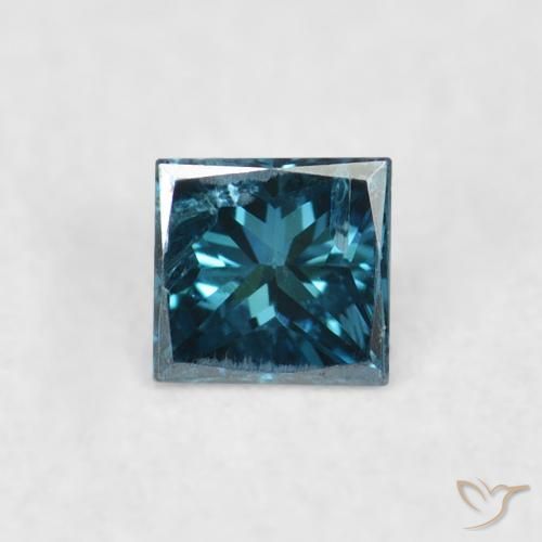 0.07ct Natural Blue Diamond, Square, VS