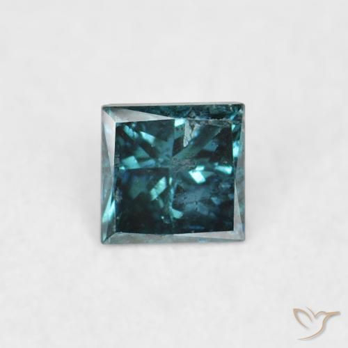 0.06ct Natural Blue Diamond, Square, VS