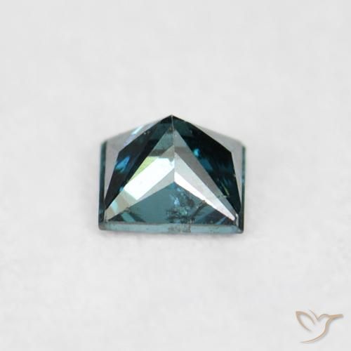 Diamond Gemstone in 2.1 x 2.1 mm Size for Sale, Diamond Stone in Blue Color
