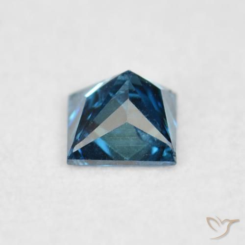 Diamond Gemstone in 2.5 x 2.4 mm Size for Sale, Diamond Stone in Blue Color