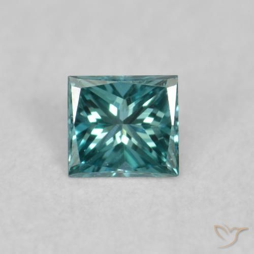 0.03ct Natural Green Diamond, Square, VVS-VS