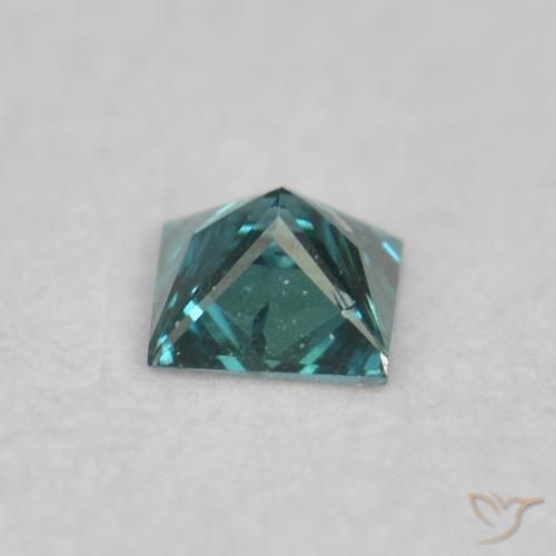 Diamond Gemstone in 2 x 2 mm (calibrated) Size for Sale, Diamond Stone in Blue Color