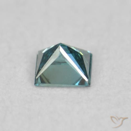 Diamond Gemstone in 2 x 2 mm (calibrated) Size for Sale, Diamond Stone in Blue Color