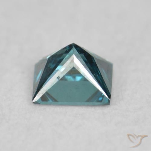 Diamond Gemstone in 2.4 x 2.1 mm Size for Sale, Diamond Stone in Blue Color