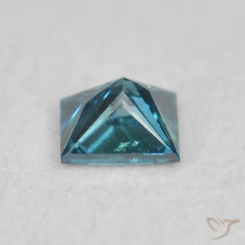Diamond Gemstone in 2.2 x 2.1 mm Size for Sale, Diamond Stone in Blue Color