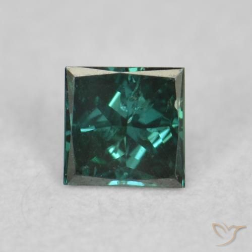 0.06ct Natural Green Diamond, Square, VVS-VS