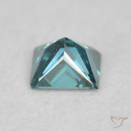 Diamond Gemstone in 2.4 x 2.4 mm Size for Sale, Diamond Stone in Blue Color