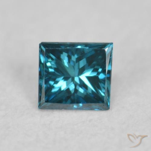 0.06ct Natural Blue Diamond, Square, VVS-VS