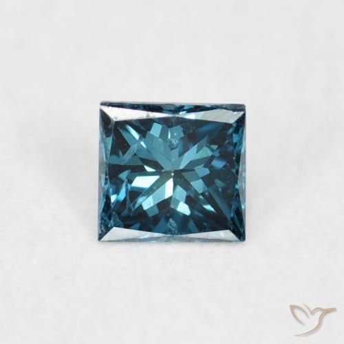 0.06ct Natural Blue Diamond, Square, VVS-VS