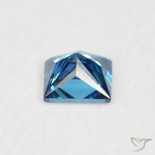 Diamond Gemstone in 2.2 x 2 mm Size for Sale, Diamond Stone in Blue Color