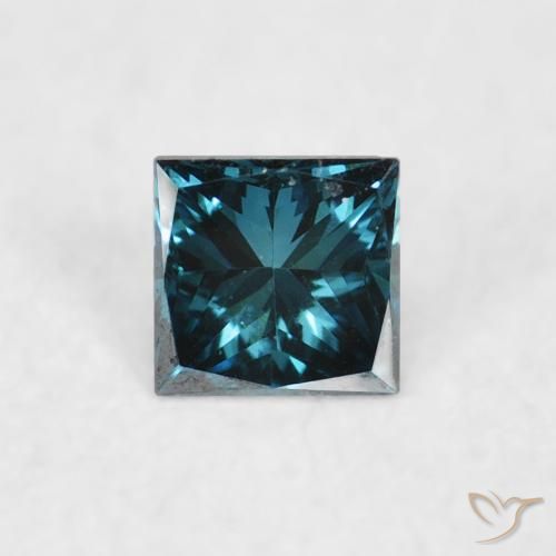 0.07ct Natural Blue Diamond, Square, VS-SI