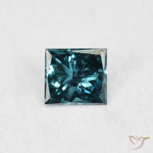 0.03ct Natural Blue Diamond, Square, VVS-VS