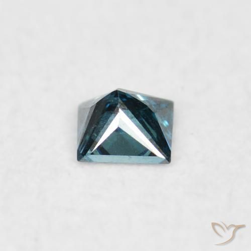 Diamond Gemstone in 1.8 x 1.7 mm Size for Sale, Diamond Stone in Blue Color