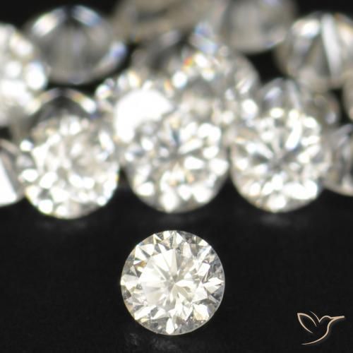 0.43 ctw White Diamond Stones, Natural Diamond in Diamond-Cut Shape for Sale