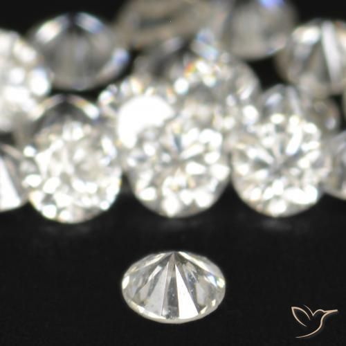 Diamond Gemstones in 1.8 mm (calibrated) Size for Sale, Diamond Stones in I Color