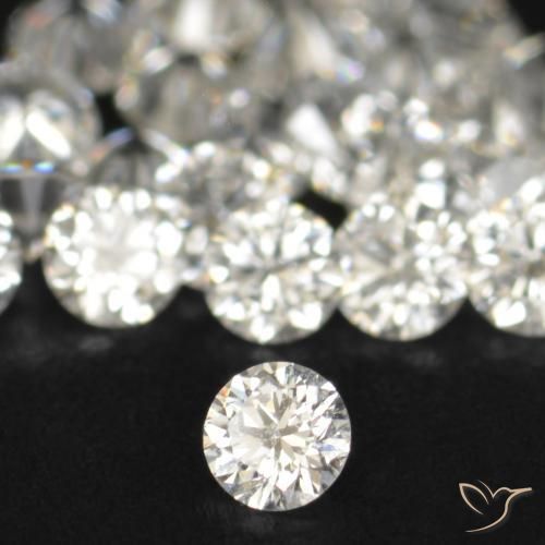 0.77 ctw White Diamond Stones, Natural Diamond in Diamond-Cut Shape for Sale