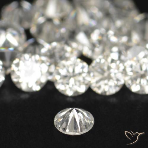Diamond Gemstones in 1.9 mm (calibrated) Size for Sale, Diamond Stones in I Color