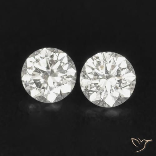0.05ctw Natural H Diamond, Round, VS