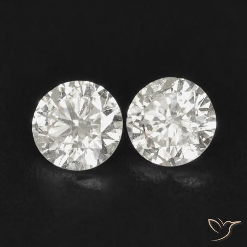 0.18 ctw White Diamond Stones, Natural Diamond in Diamond-Cut Shape for Sale