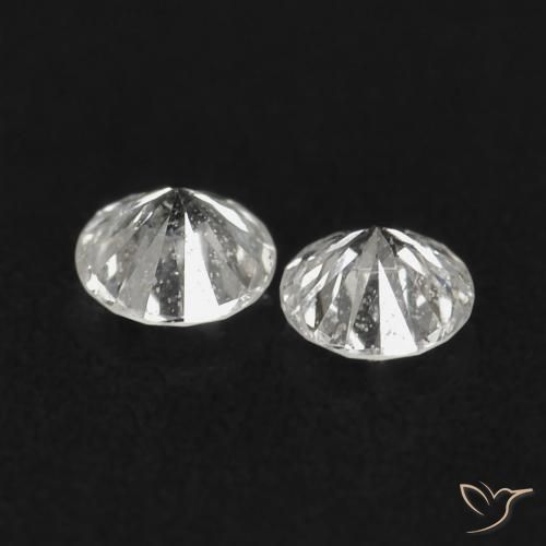 Diamond Gemstones in 1.9 mm (calibrated) Size for Sale, Diamond Stones in H Color
