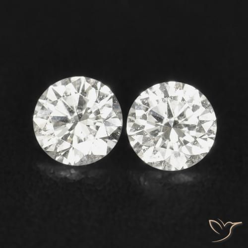 0.06ctw Natural H Diamond, Round, VS-SI