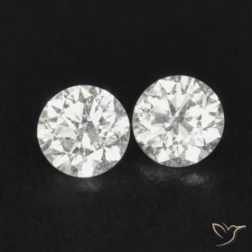 0.07 ctw White Diamond Stones, Natural Diamond in Diamond-Cut Shape for Sale