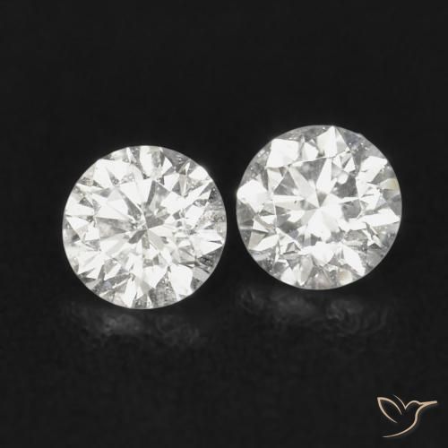0.07 ctw White Diamond Stones, Natural Diamond in Diamond-Cut Shape for Sale