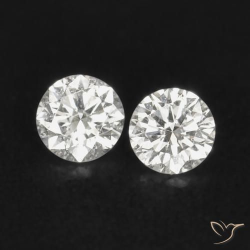 0.05ctw Natural H Diamond, Round, VS-SI