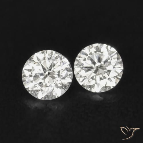 0.05 ctw White Diamond Stones, Natural Diamond in Diamond-Cut Shape for Sale