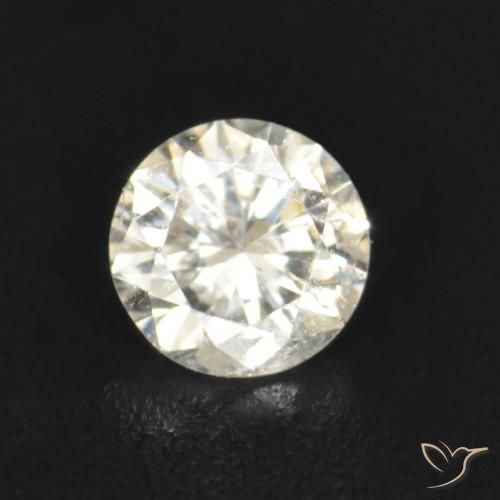 0.07ct Natural K Diamond, Round, VS-SI