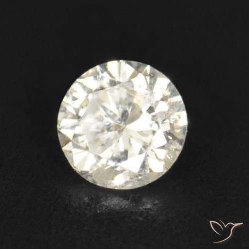 0.07 ct White Diamond Stone, Natural Diamond in Diamond-Cut Shape for Sale