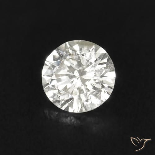 0.05 ct White Diamond Stone, Natural Diamond in Diamond-Cut Shape for Sale