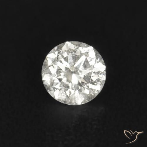 0.02 ct White Diamond Gemstone, Diamond Gem in Diamond-Cut Shape for Sale.