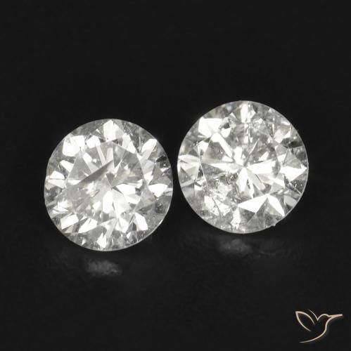 0.18ctw Natural H Diamond, Round, SI