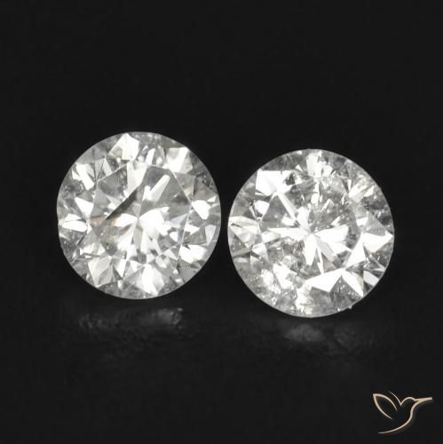0.18 ctw White Diamond Stones, Natural Diamond in Diamond-Cut Shape for Sale